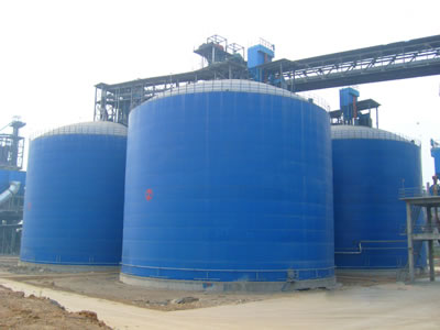 莱山水泥钢板库改造