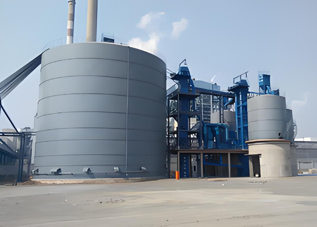 莱山1万吨钢板仓